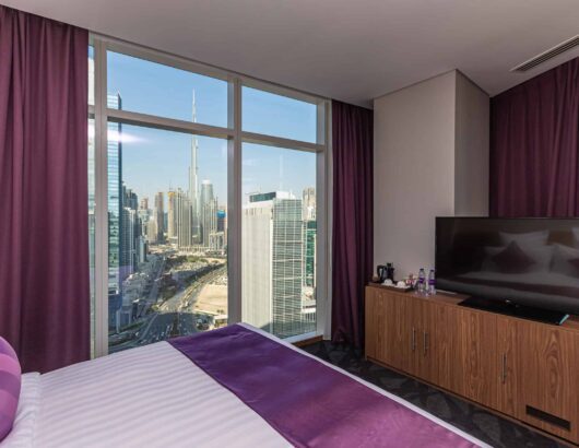 Deluxe room Burj Khalifa view